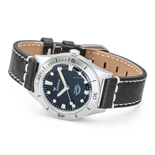 Squale Super Sunray Black Leather - SUPERSSBK.PN - immagine 4