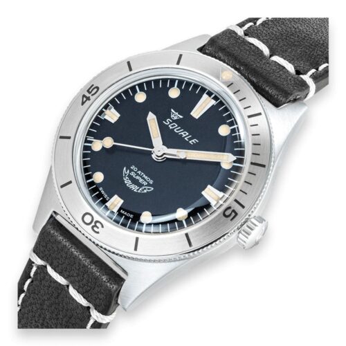 Squale Super Sunray Black Leather - SUPERSSBK.PN - immagine 2