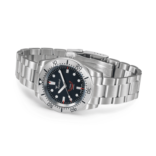 Squale 1545 Steel Black Bracelet - 1545SSBK.AC - immagine 4