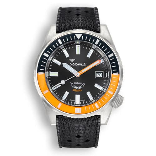 Squale Matic Orange Rubber - MATICXSC.HT